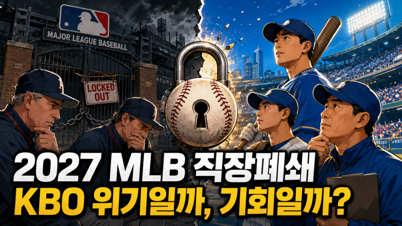 [KBO] 2027 MLB 직장폐쇄 현실화되나…한국야구에는 위기일까, 뜻밖의 기회일까