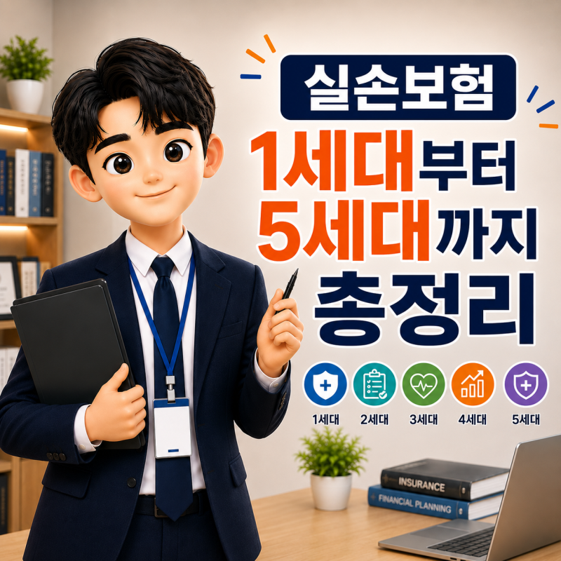 실손보험 1세대부터 5세대까지 총정리