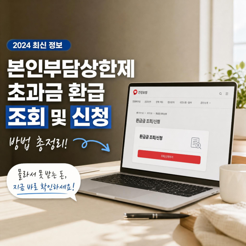 본인부담상한제 초과금 환급 조회 및 신청 방법 총정리