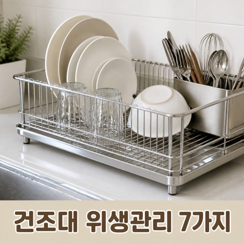 식기건조대 매일 깔끔하게 쓰는 관리법 7가지