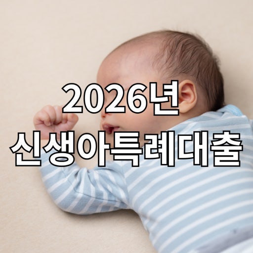 2026년 신생아 특례대출 한도 축소? 소득 요건부터 디딤돌·버팀목 실수요자 체크리스트