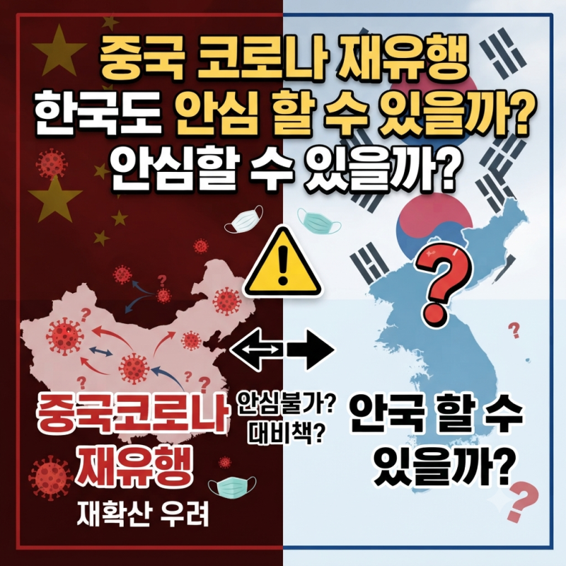 중국 코로나 재유행, 한국도 안심할 수 있을까? 지금 확인해야 할 것 4가지
