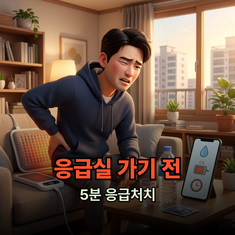 요로결석 증상 의심될 때 집에서 해볼 수 있는 응급 처치 가이드