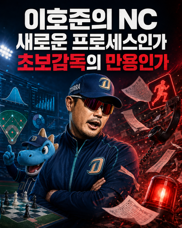 <b>이호준</b>의 NC다이노스, 새로운 프로세스인가 초보감독의 만용인가