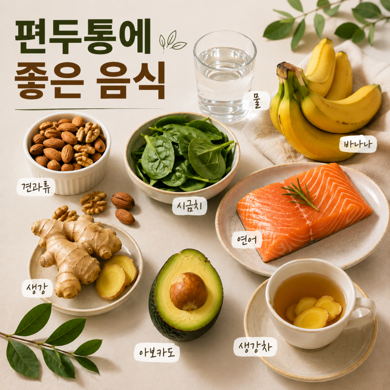 편두통에 좋은 음식, 이렇게 먹어야 도움이 될 수 있습니다