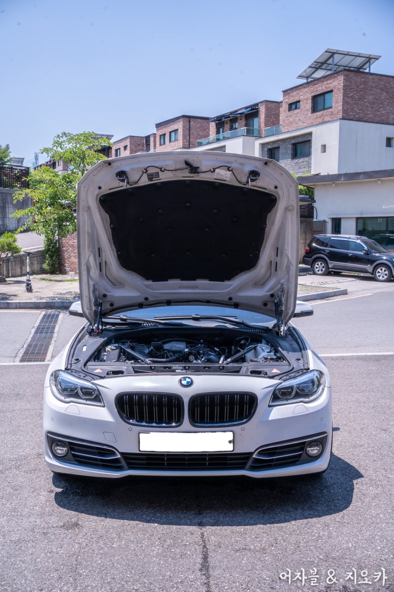 “ 냉각수 경고등 보충이 계속된다면? ” BMW f10 520d, 워터펌프 써모스텟 냉각수파이프 수리
