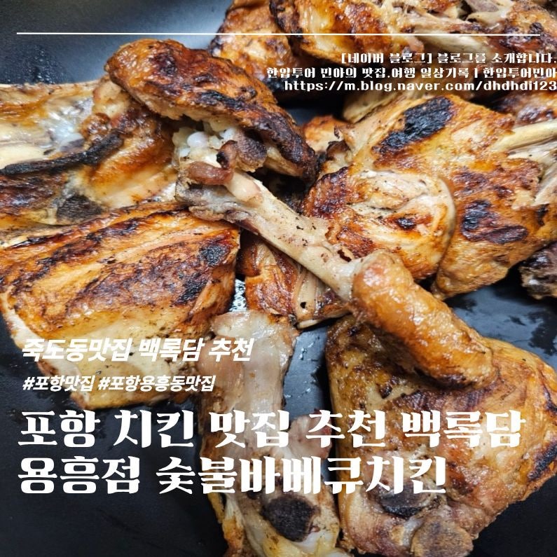 포항 죽도동 치킨 맛집 백록담 용흥점 숯불바베큐치킨 용흥동 맛집 후기