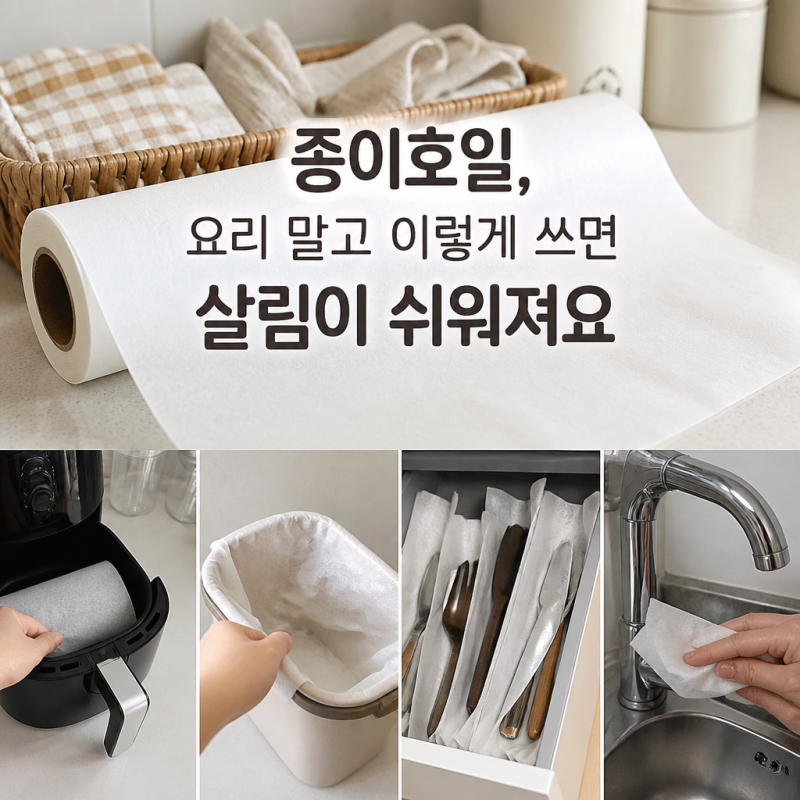 종이호일 사용 꿀팁은? 요리 말고 '여기'에도 써보세요