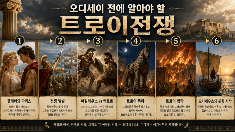 오디세이 전에 트로이전쟁부터 알아야 하는 이유｜헬레네·아킬레우스·트로이 목마까지 한 ....