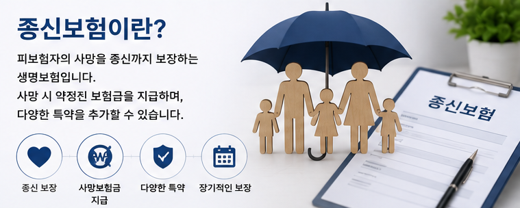 종신보험과 정기보험 차이｜보험료와 보장기간 비교하기