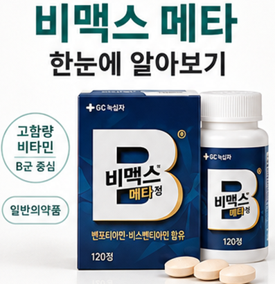 비맥스 메타 가격 효능 부작용 주의사항 복용법 정리