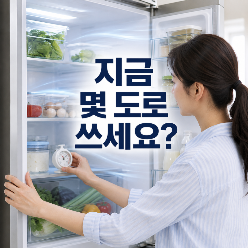 냉장고 적정 온도는 몇 도일까? 여름·겨울 온도 설정 방법 (+냉장실온도, 냉동실온도, 여름냉....