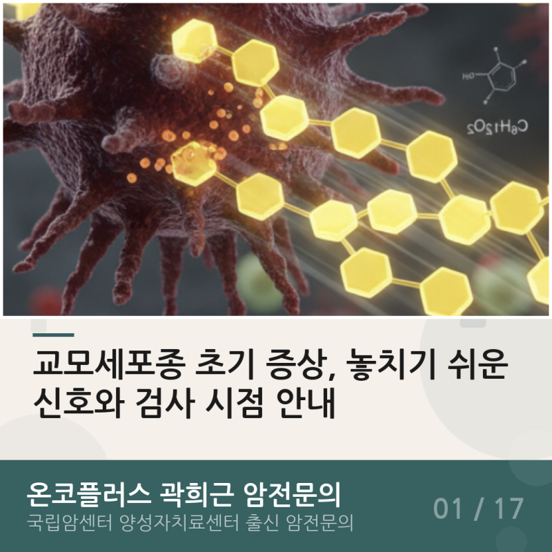 교모세포종 초기 증상, 놓치기 쉬운 신호와 검사 시점 안내