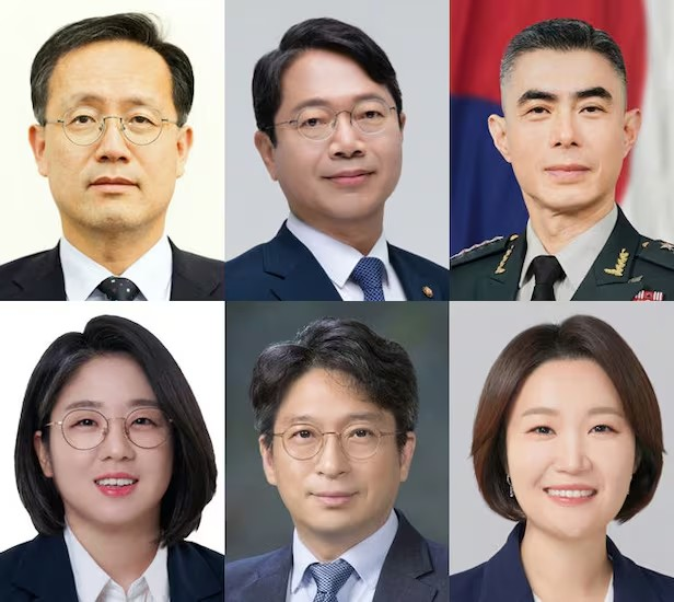 경제부총리 이형일, 법무장관 김승원, 성평등장관 용혜인