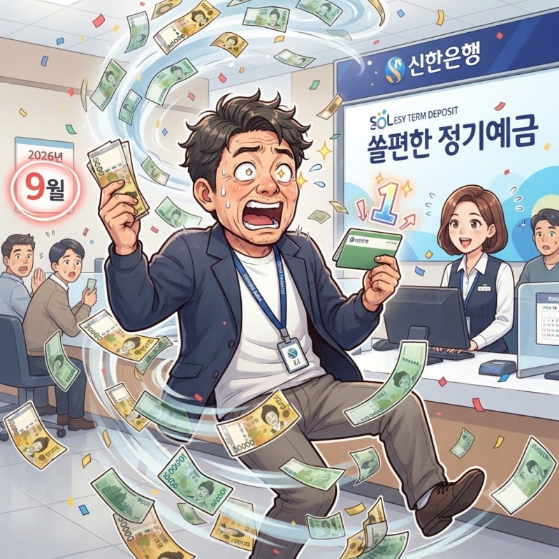 신한은행 쏠편한 정기예금 금리, 2026년 9월 이자가 달라지는 한 가지