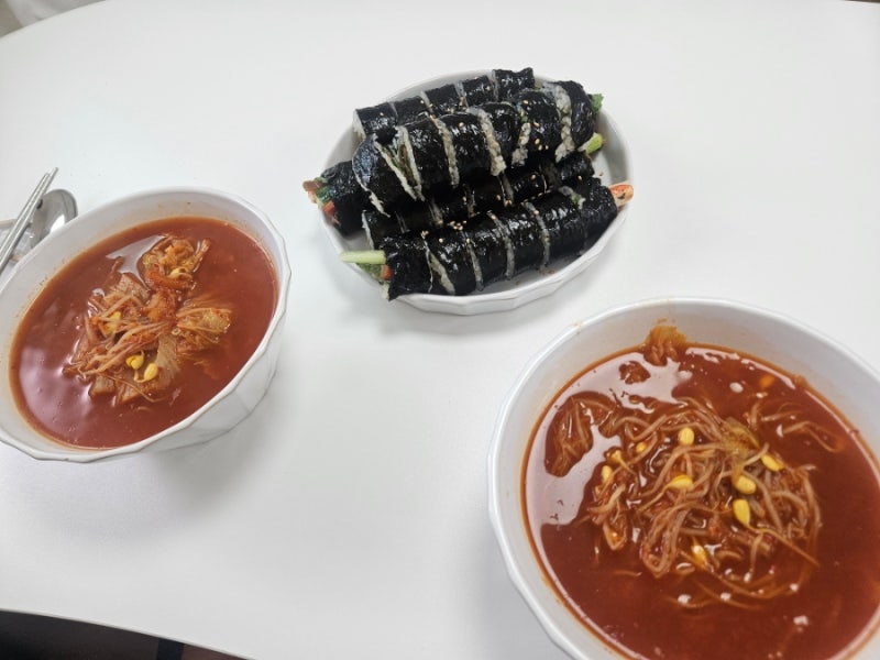 초간단 김밥 만들기  (김밥재료세트 밀키트)