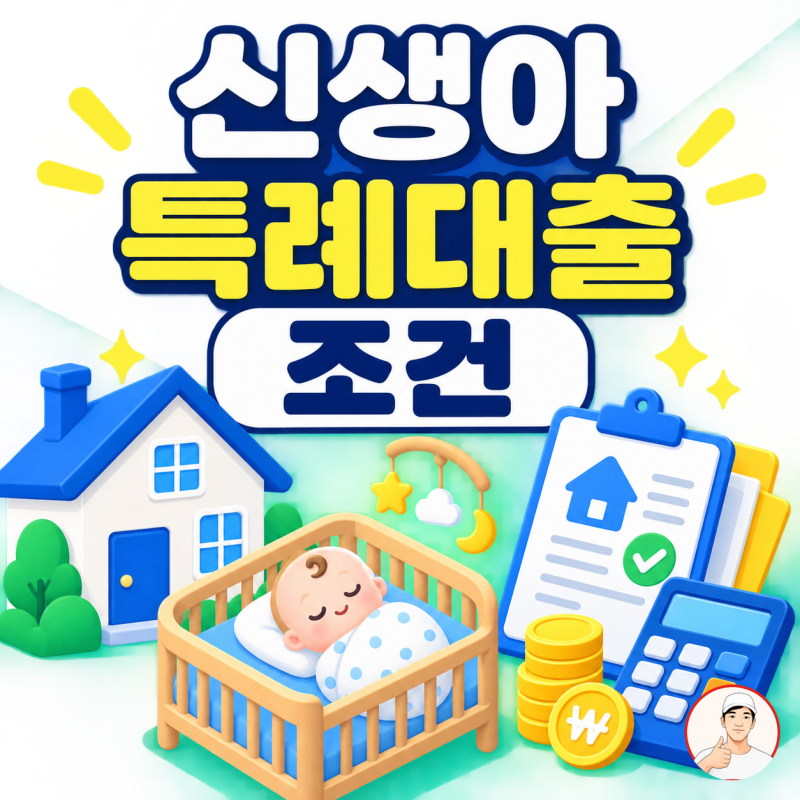 신생아 특례대출 조건·한도·대환, 출산 2년 기준 정리