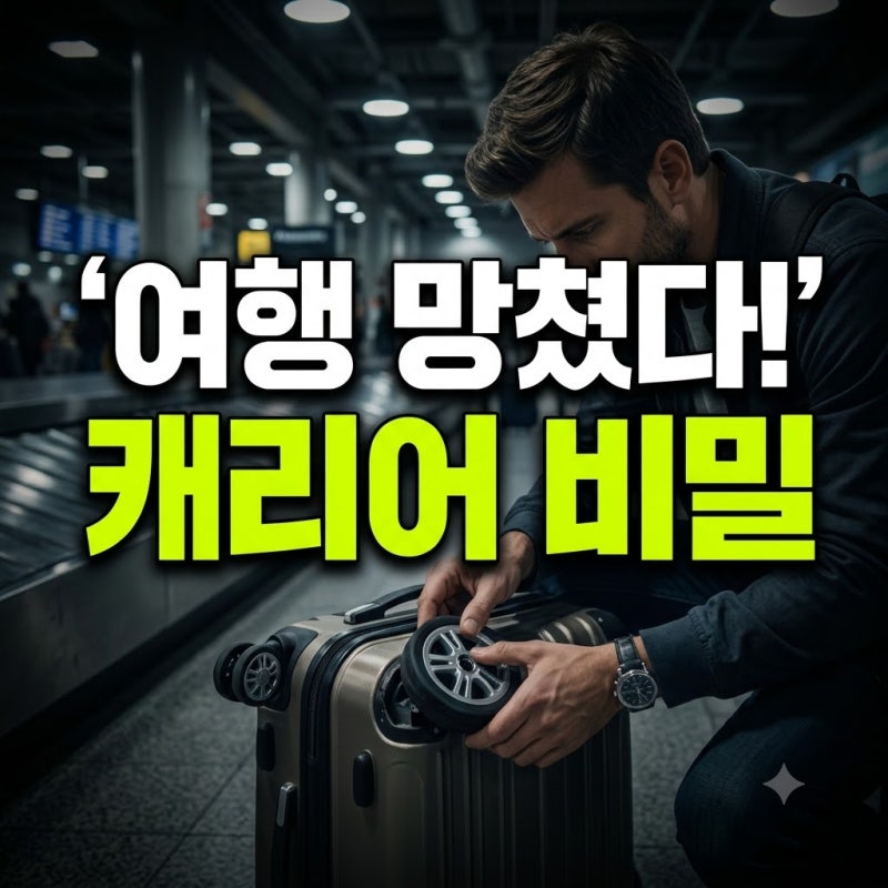 10만 원대 캐리어 샀다가 여행 망친 이유 (vs 30만 원대 결정적 차이)