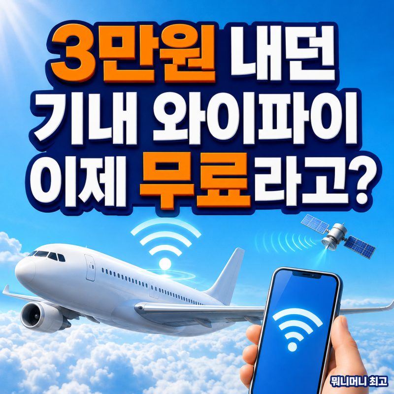 대한항공 기내 와이파이 무료 언제부터? 스타링크 적용 기종·기존 요금 총정리