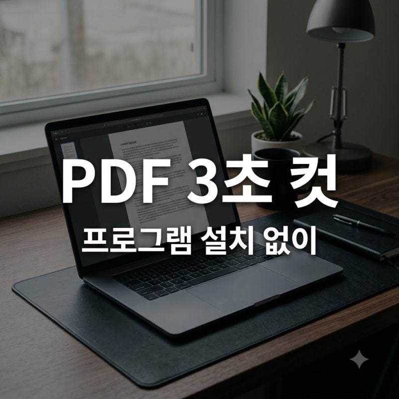 "아직도 유료 결제하세요?" 프로그램 설치 없이 PDF파일변환 3초 컷..