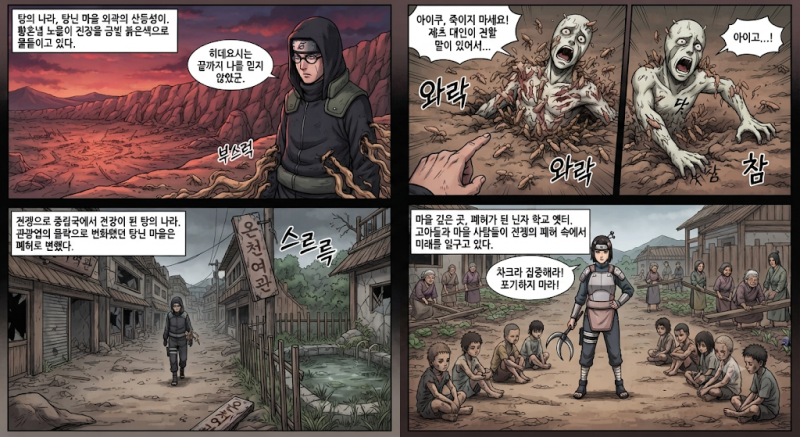 건조충충지국 AI번역.나루토-020 마지막회