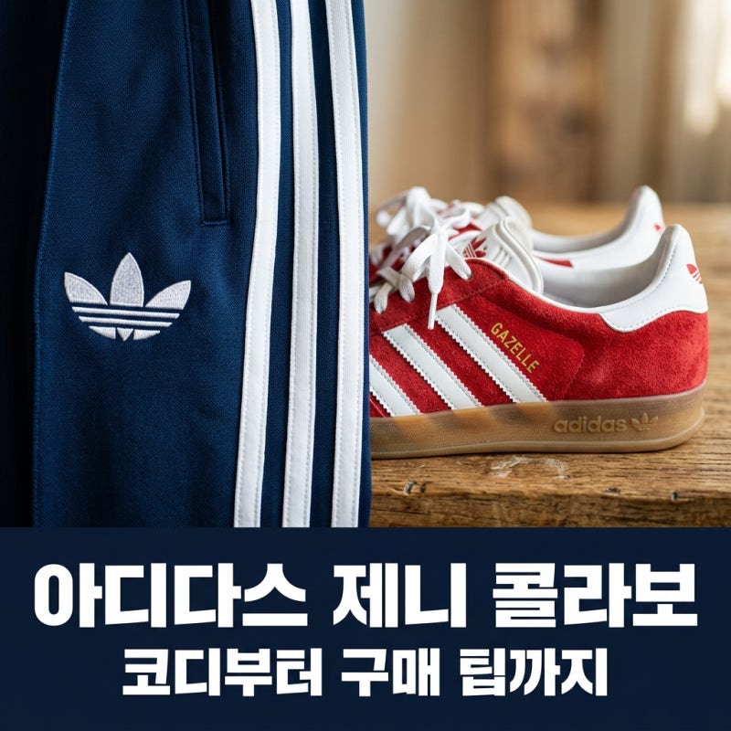 아디다스 제니 콜라보 총정리! 트랙탑 팬츠 코디부터 가젤 구매 팁까지