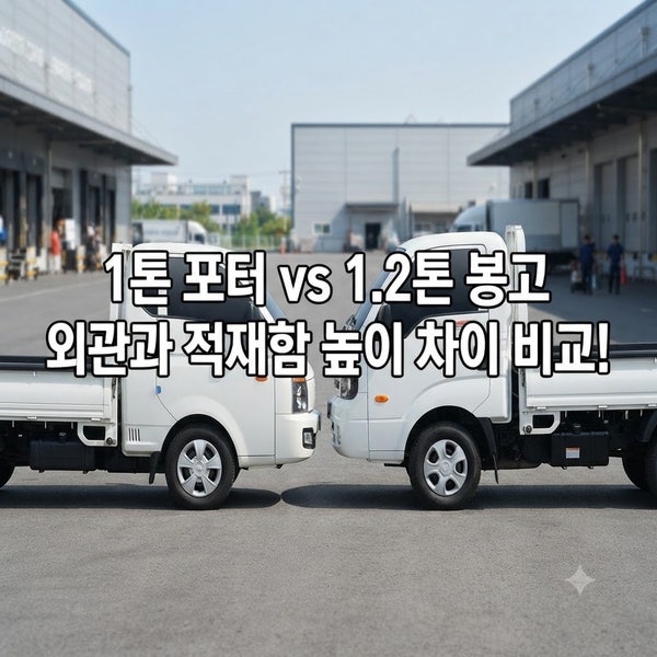 1톤 트럭 vs 1.2톤 트럭, 배달용으로 뭐가 좋을까? 0.2톤의 비밀