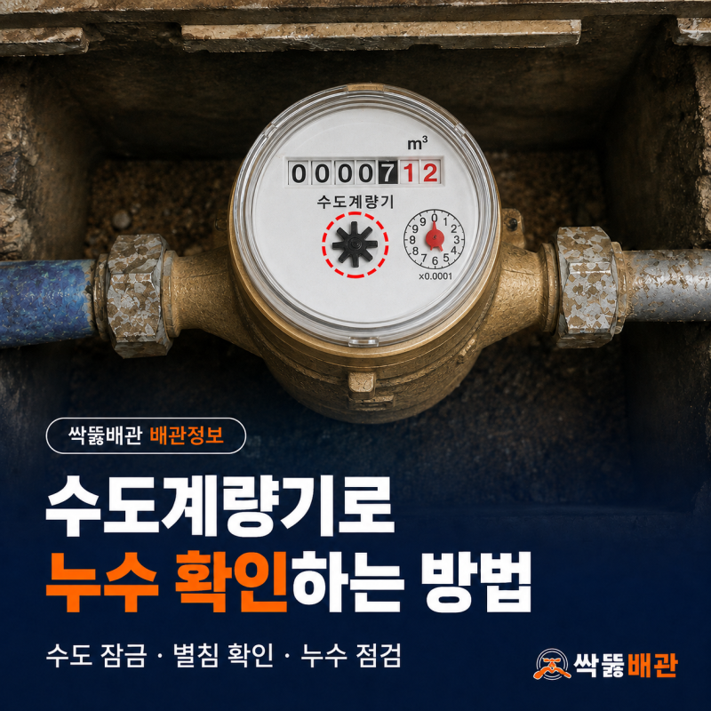 전주 누수탐지 수도요금이 갑자기 늘었을 때, 계량기부터 확인해야 합니다
