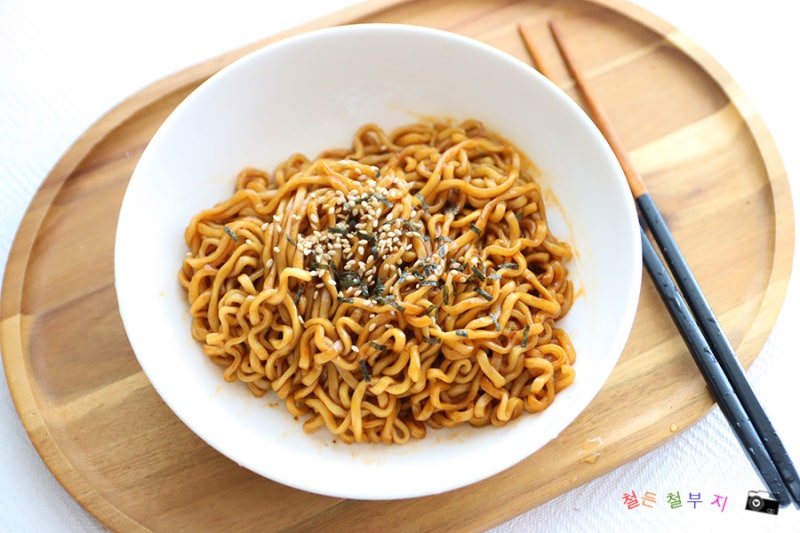 짜파게티조합 불닭게티 라면 끓이는법