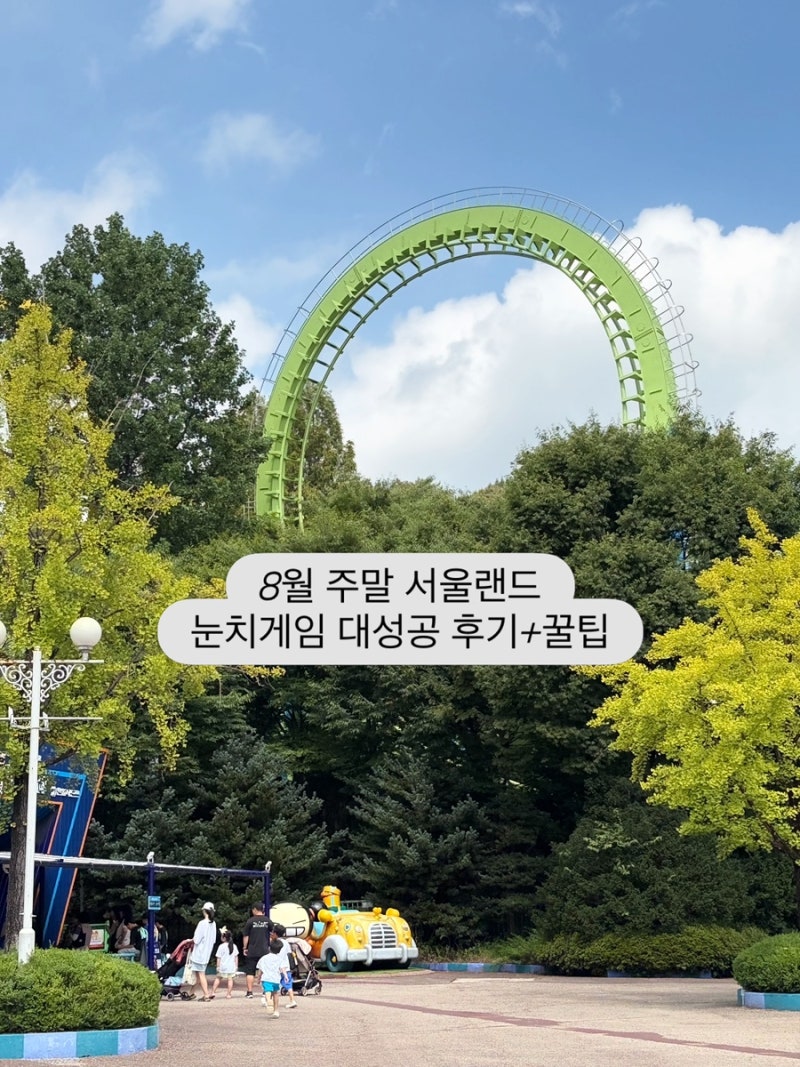 서울랜드 8월 주말 눈치게임 대성공 후기+꿀팁, 크라켄 후기