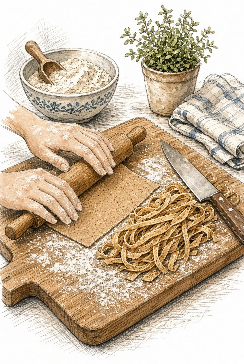 파스타 끊어야 살빠진다는 말, 면부터 직접 만들어보고 생각이 바뀌었습니다