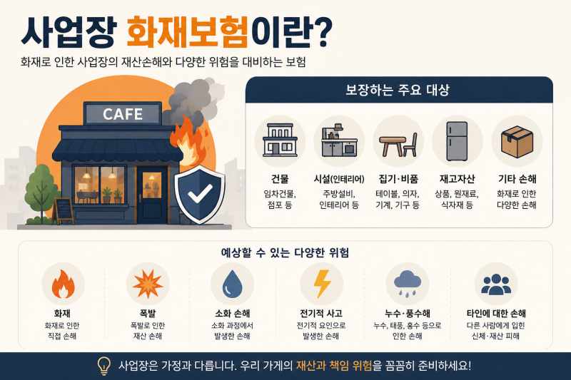 자영업자도 화재보험이 필요할까? 사업장 화재보험 기초부터 알아보기