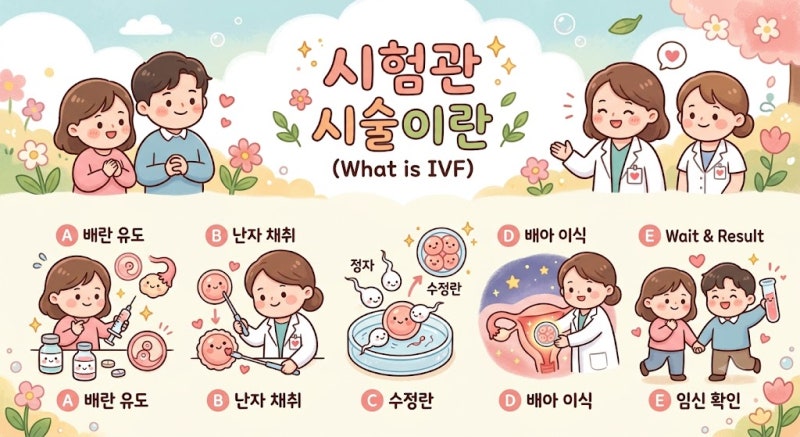 시험관 시술(체외수정 IVF) 완벽 정리 - 과정부터 비용, 정부지원금, 병원 추천까지(광고아님)