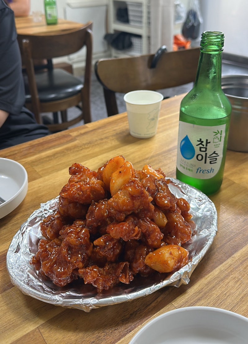 김씨치킨 자양시장점_자양시장 닭강정 맛집 구의역 맛집 치킨 닭강정 후기
