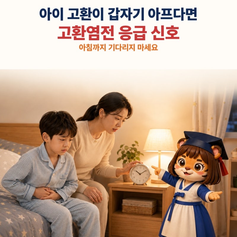 아이 고환이 갑자기 아프다면｜고환염전 응급실 판단