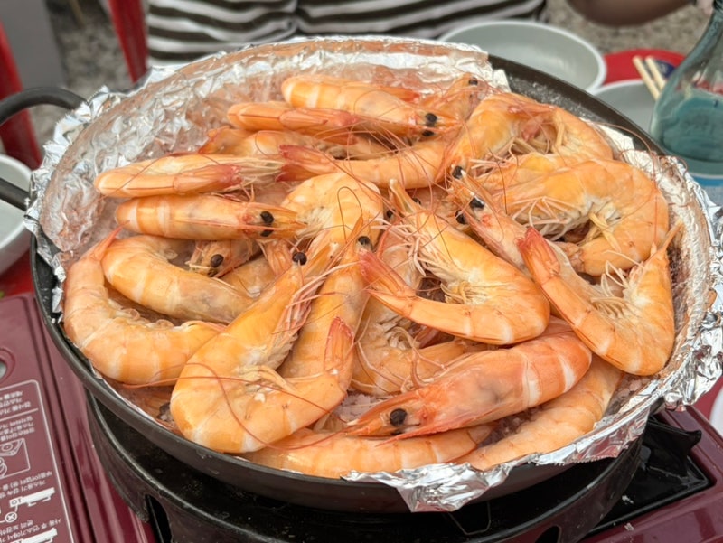 수원 신동 왕새우대축제 야장 후기 가격