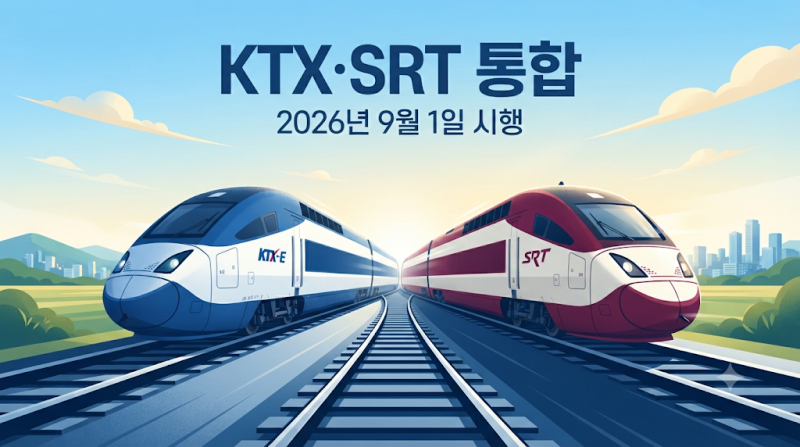 KTX·SRT 내일부터 진짜 하나 된다 | 9월 1일부터 바뀌는 예매·좌석·정차역 총정리