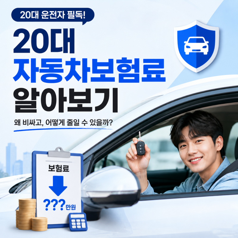 20대 자동차보험료 왜 이렇게 비쌀까? 21세·24세·26세 보험료 차이와 줄이는 방법