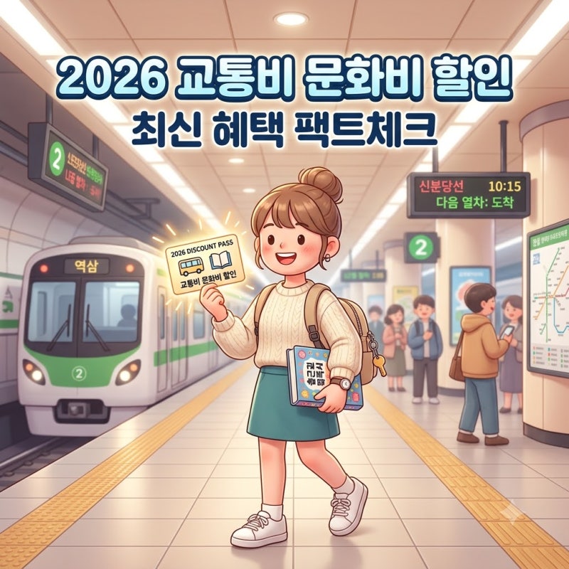 교통비 문화생활비 할인 환급 혜택