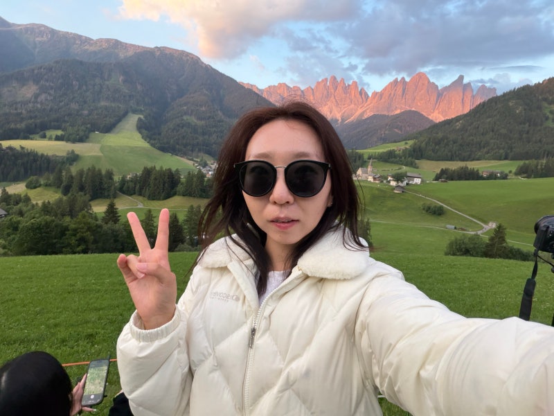 올가을 패딩 뭐 사지? 노스페이스 vs 디스커버리 여성 경량패딩 착샷 가을위시리스트 모음