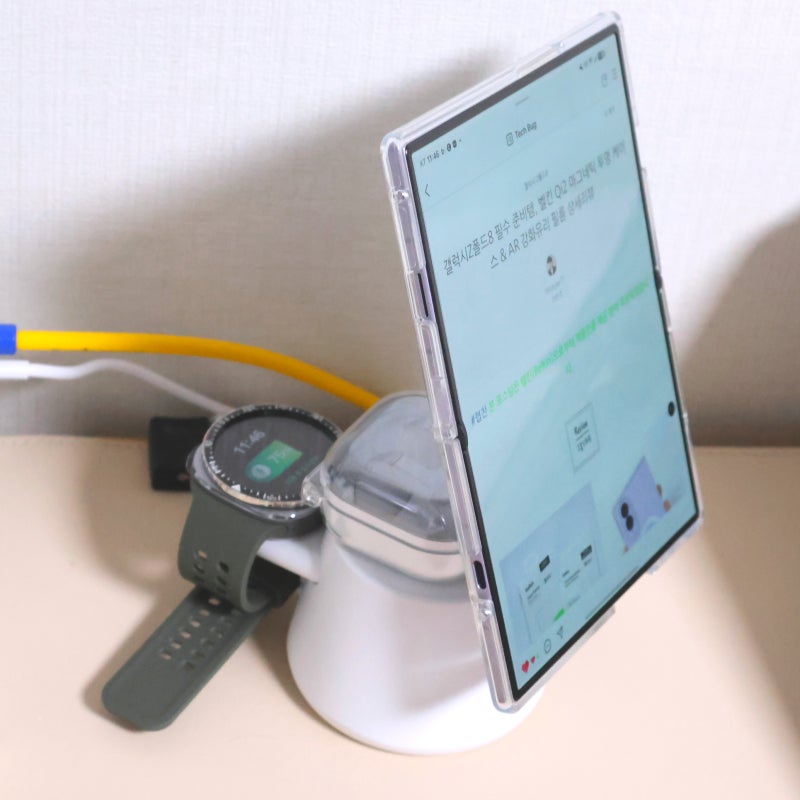 갤럭시Z 폴드8 충전을 위한 3종 필수템, Qi2 25W 3in1 충전독, 마그네틱 케이블, 70W 3포트 고속충....