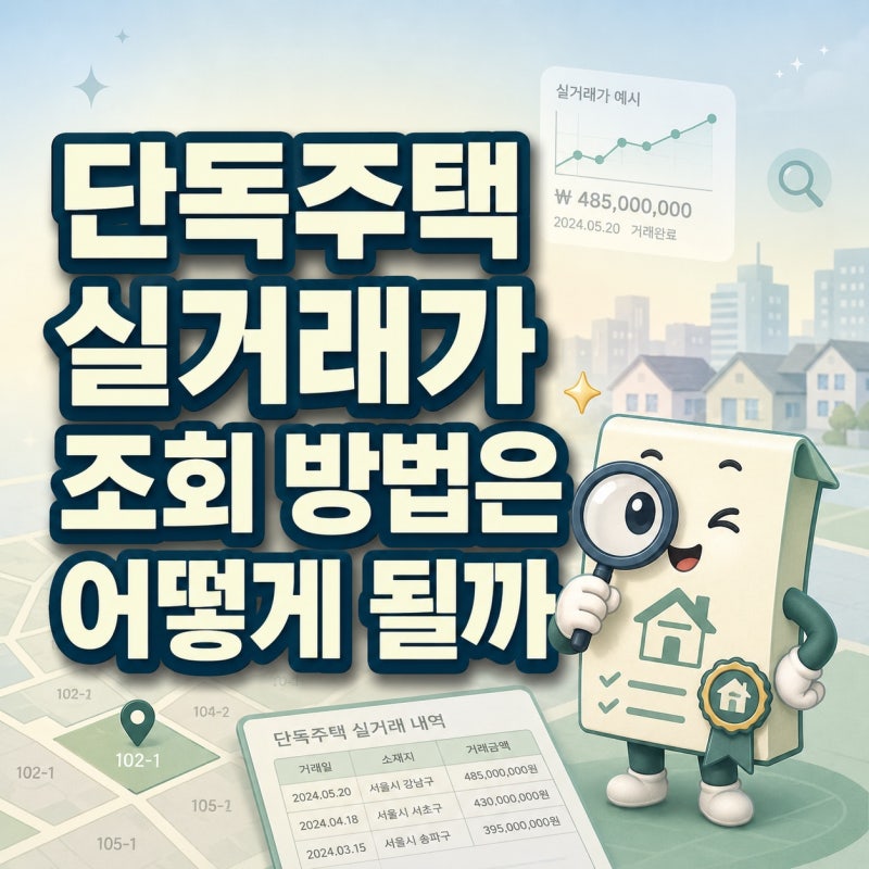 단독주택 실거래가 조회 방법은 어떻게 될까?