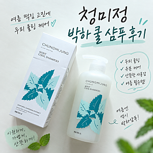 청미정 박하 쿨 샴푸 후기｜여름 떡짐 고민에 두피 쿨링 케어