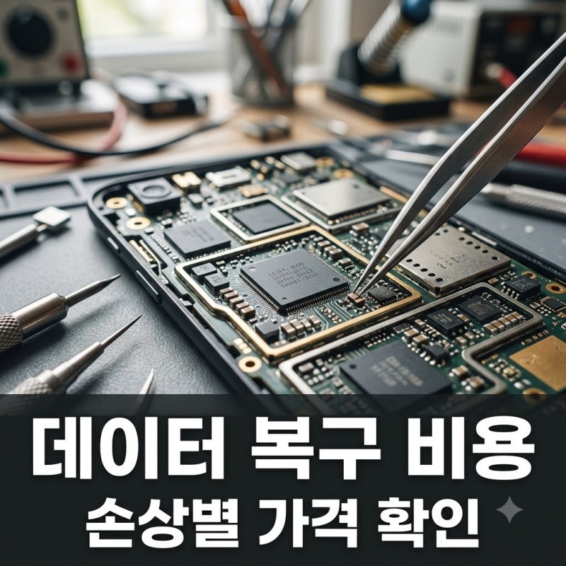 휴대폰 데이터 복구 비용, 5만원부터 100만원까지? 증상별 예상 금액 총정리