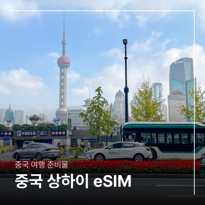 중국 상하이 이심 esim 준비는 말톡 VPN 포함 무제한 상해 유심 구매