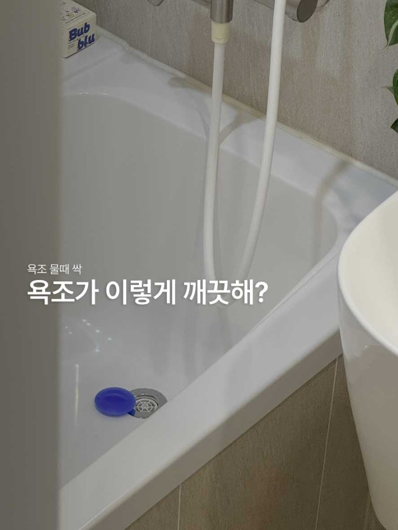 아이 있는 집 욕조 청소, 어떻게 하고 계세요?
