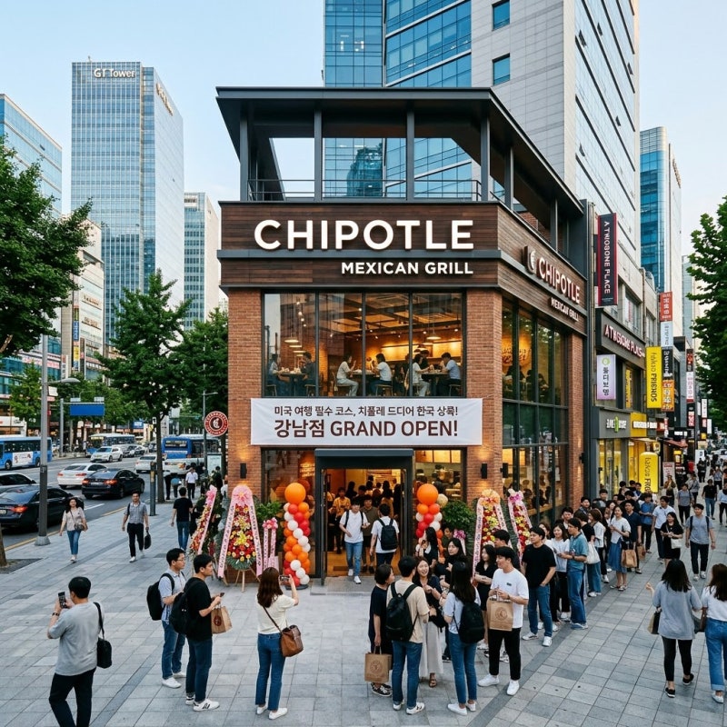 미국 여행 필수 코스 ‘치폴레(Chipotle)’ 드디어 한국 상륙! 강남점 오픈 소식과 꿀조합 주문....