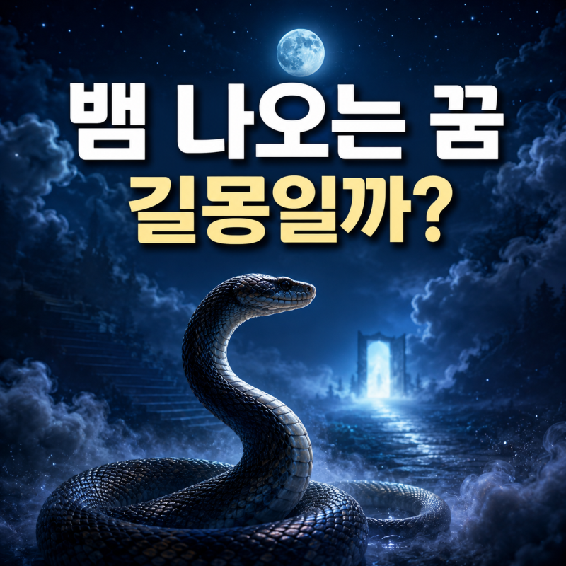 뱀 나오는 꿈 해몽, 큰 뱀·물리는 꿈·쫓기는 꿈 의미