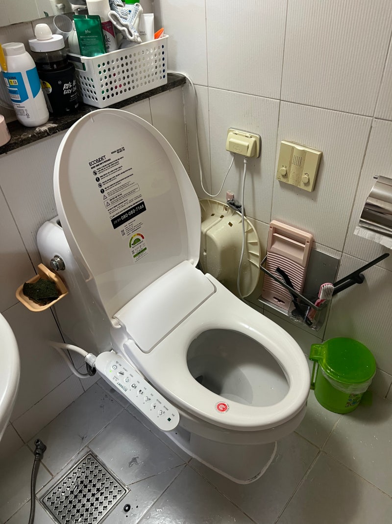 에코비데 자가설치 후기 기존비데 탈거부터 직접설치까지