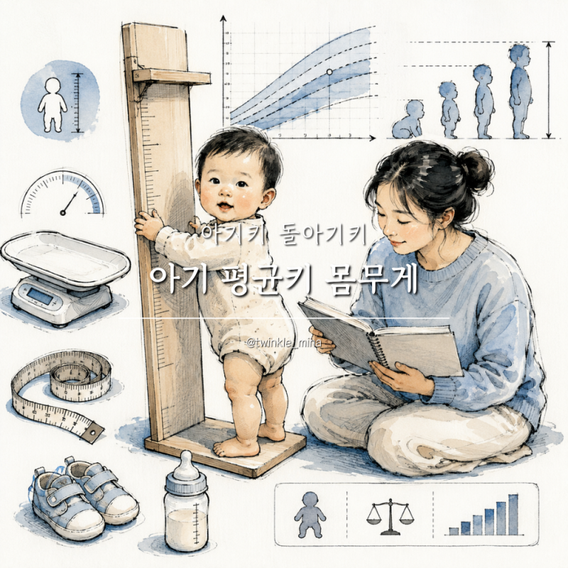 아기키 돌아기키 아기 평균키 신생아 평균 몸무게 알아보기